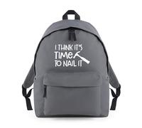 Shopagift I Think It's Time To Nail It Funny DIY Hammer Backpack Rucksack 18 Litres Capacity - 42cm x 31cm x 21cm