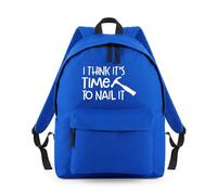 Shopagift I Think It's Time To Nail It Funny DIY Hammer Backpack Rucksack 18 Litres Capacity - 42cm x 31cm x 21cm