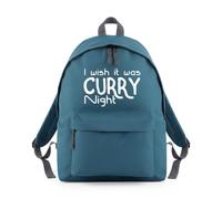 Shopagift I Wish It Was Curry Night Food Spice Indian Backpack Rucksack 18 Litres Capacity - 42cm x 31cm x 21cm
