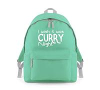Shopagift I Wish It Was Curry Night Food Spice Indian Backpack Rucksack 18 Litres Capacity - 42cm x 31cm x 21cm