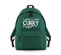 Shopagift I Wish It Was Curry Night Food Spice Indian Backpack Rucksack 18 Litres Capacity - 42cm x 31cm x 21cm