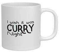 Shopagift I Wish it was Curry Night White 10oz Novelty Gift Mug Cup