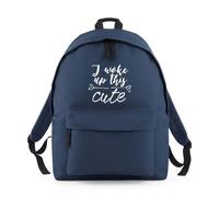 Shopagift I Woke Up This Cute Backpack Rucksack 18L Bag - 42 x 31 x 21cm