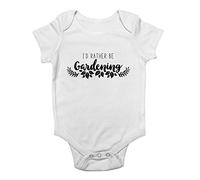 Shopagift I'd Rather be Gardening Baby Grow Vest Bodysuit