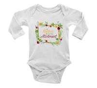 Shopagift I'd Rather be on my Allotment Garden Gardening Baby Grow Vest Bodysuit Boys Girls L/S