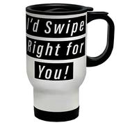 Shopagift I'd Swipe Right for You Travel Mug Cup