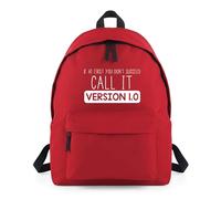 Shopagift If First You Don't Succeed Call It Version 1.0 Backpack Rucksack 18 Litres Capacity - 42cm x 31cm x 21cm
