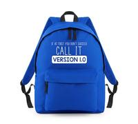Shopagift If First You Don't Succeed Call It Version 1.0 Backpack Rucksack 18 Litres Capacity - 42cm x 31cm x 21cm