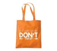 Shopagift If It ain't Broke Don't Fix It DIY Tools Repair Tote Shopping Beach Bag 10 Litres Capacity - 42cm x 38cm