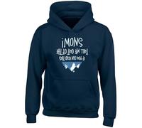 Shopagift If you can Read This Funny Ski Kids Hoodie Pull me out of the Snow Hoody Hooded Top Boys Girls Navy Blue