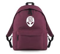 Shopagift If You Can Read This T-Shirt Go Get Help Alien Backpack Rucksack 18 Litres Capacity - 42cm x 31cm x 21cm