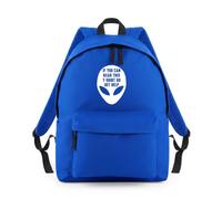 Shopagift If You Can Read This T-Shirt Go Get Help Alien Backpack Rucksack 18 Litres Capacity - 42cm x 31cm x 21cm