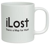 Shopagift iLost There's a Map for That White 10oz Novelty Gift Mug Cup
