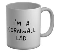Shopagift I'm a Cornwall Lad Mug Funny Cornish White 11oz Large Ceramic Cup