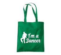 Shopagift I'm a Dancer Dancing Dance Tote Shopping Beach Bag 10 Litres Capacity - 42cm x 38cm