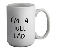 Shopagift I'm a Hull Lad Mug Funny Hullensian Yorkshire White 15oz Large Ceramic Cup