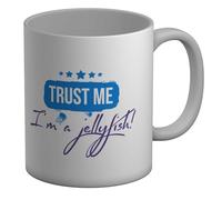 Shopagift I'm a Jellyfish Mug Sea Animals Fish White 11oz Large Ceramic Cup
