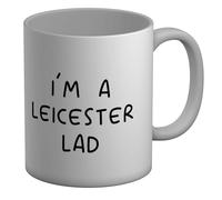 Shopagift I'm a Leicester Lad Mug Funny Leicesterian East Midlands White 11oz Large Ceramic Cup