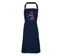 Shopagift I'm Just a Girl Adults Apron for Cooking Chef DIY Kitchen - Navy