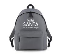 Shopagift I'm Not Santa But You Can Sit On My Lap Backpack Rucksack 18 Litres Capacity - 42cm x 31cm x 21cm