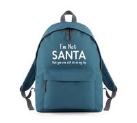 Shopagift I'm Not Santa But You Can Sit On My Lap Backpack Rucksack 18 Litres Capacity - 42cm x 31cm x 21cm