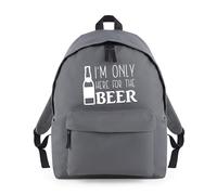 Shopagift I'm only Here for the Beer Ale Lager Backpack Rucksack 18 Litres Capacity - 42cm x 31cm x 21cm