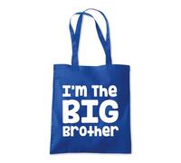 Shopagift I'm the Big Brother Family Love Older Sibling Tote Shopping Beach Bag 10 Litres Capacity - 42cm x 38cm