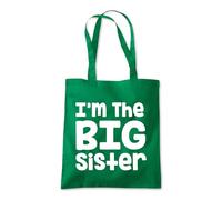 Shopagift I'm the Big Sister Family Older Sibling Tote Shopping Beach Bag 10 Litres Capacity - 42cm x 38cm