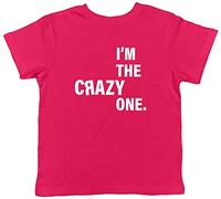 Shopagift I'm The Crazy One Childrens Kids T-Shirt Pink