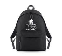 Shopagift I'm The Last Piece of My Family Jigsaw Backpack Rucksack 18 Litres Capacity - 42cm x 31cm x 21cm