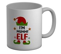 Shopagift I'm The Mummy Elf Christmas Xmas White 11oz Large Mug Gift Cup