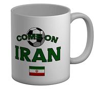 Shopagift Iran Football Come On Sports White 11oz Large Mug Gift Cup