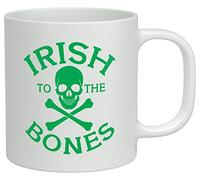 Shopagift Irish to The Bones White 10oz Novelty Gift Mug Cup