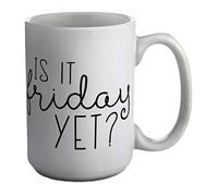 Shopagift is It Friday Yet White 15oz Large Mug Cup
