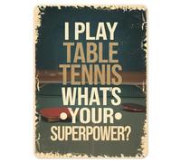 Shopagift It's a Ping Pong Thing Metal Poster Wall Tin Sign Man Cave Shed Bar Bedroom Home Kitchen - A4