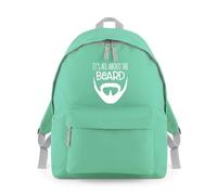 Shopagift It's all about the Beard Facial Hair Backpack Rucksack 18 Litres Capacity - 42cm x 31cm x 21cm