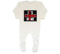 Shopagift It's Coming Home - England Flag Baby Romper White