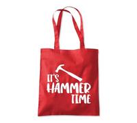 Shopagift It's Hammer Time DIY Construction Tote Shopping Beach Bag 10 Litres Capacity - 42cm x 38cm
