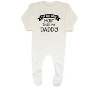 Shopagift I've Got More Hair Than My Daddy Baby Romper White