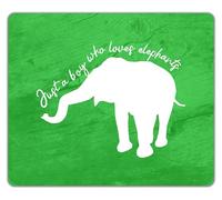Shopagift Just a Boy Who Loves Elephants Mouse Mat Pad 24cm x 19cm