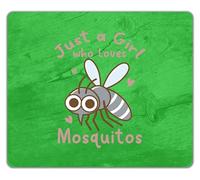 Shopagift Just a Girl Who Loves Mosquitos Funny Insect Mouse Mat Pad 24cm x 19cm