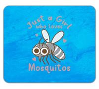 Shopagift Just a Girl Who Loves Mosquitos Funny Insect Mouse Mat Pad 24cm x 19cm