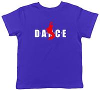 Shopagift Just Dance Hip Hop Dancer Boy Childrens Kids T-Shirt Gift Blue
