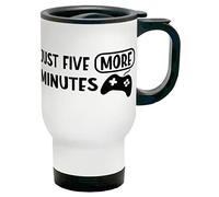 Shopagift Just Five More Minutes Gamer Game Travel Mug Gift Cup