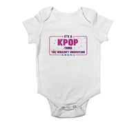 Shopagift K-Pop Baby Vest It's A K-Pop Thing, You Wouldn't Understand Bodysuit Gift White