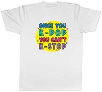 Shopagift K-Pop Kpop Korean Mens T-Shirt You Can't Stop Tee Gift White