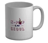Shopagift K-Pop Mug is My Seoul Korean Music Dance White 11oz Large Gift Cup