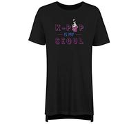 Shopagift K-Pop Nightie is my Seoul Korean Music Dance Night Shirt Black