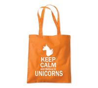 Shopagift Keep Calm and Believe In Unicorns Mythical Tote Shopping Beach Bag 10 Litres Capacity - 42cm x 38cm