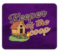 Shopagift Keeper of the Coop Funny Chicken Lover Mouse Mat Pad 24cm x 19cm